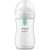 Philips Avent Natural Response 260ml baby bottle with AirFree vent, clear polypropylene, 1 month+