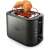 Philips Viva Collection HD2651/80 toaster with a croissant on the warming rack