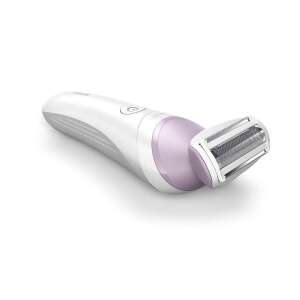 Philips BRL136/00 Lady Shaver Series 6000 cordless shaver, white, angled view - Epilator
