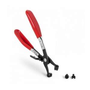 Hose clamp pliers, for removing and installing hose clamps,  with red handles - Pliers