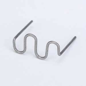 Capse metalice pentru repararea plasticului, 100 bucăți, ondulate, 0,8 mm - Accesorii masini de lipit