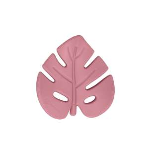 P&M Take&Match Dusty Rose Szilikon Rágóka, Levél Alakú, BPA Mentes, 0 Hónapos+ - Petite&Mars