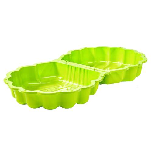 Piaskownica w kształcie muszli - zielona, 2 części 51919047