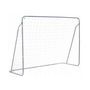 Stahl Fußballtor 213x152x75 cm, weißer Rahmen und Netz - Fußball