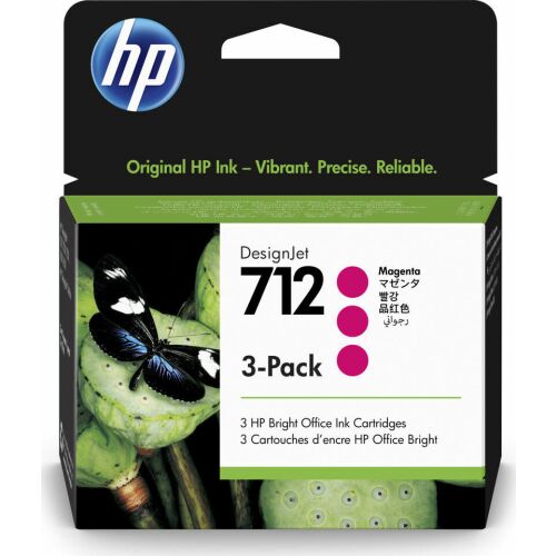 HP DesignJet 712 Magenta Tintapatron - 3x29ml