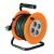Home HJR 4-25 cable drum, 25 m, IP20 design, metal base, H05VV-F 3G1.0 mm2 cable, max. 2300 W, protective switch, 4 sockets with protective contact 64669488