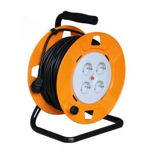 Extension cord on reel - H07RN-F 5G2.5 - 30M - Metal 