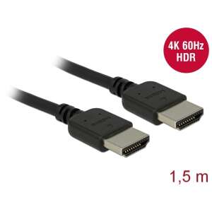 Delock Prémium HDMI kábel 4K 60 Hz 1,5 m 51922510 