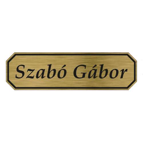 Egyedi gravírozott névtábla - B 51922789