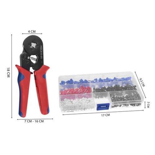 Crimping Pliers with Terminal Set