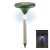 HOME Solar Mole Repellent Stake with LED Light VKS 04, green and silver, solar powered, pest control, LED light on