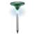 HOME Solar Mole Repellent Stake with LED Light VKS 04, green and silver, solar powered, pest control