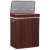 Springos 100L Dark Brown Bamboo Laundry Hamper with Lid Open