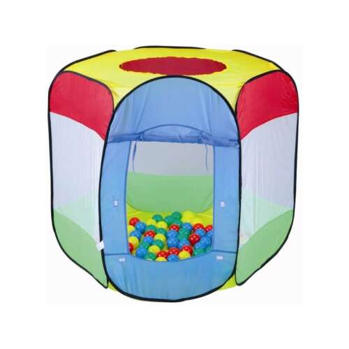 Sechseckiges Spielhaus mit Bällen, Kinderspielzelt, Indoor-Outdoor-Spiel, Kinderspielhaus, Ballgrube, Spielzelt für Kinder, Kinderspielhaus mit Bällen, Spielhaus mit Bällen, Kinderspielzelt mit Bällen, Sechseckiges Spielhaus