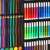 Close up of the colored pencils, markers, and paints in the Springos Art Set