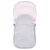 Springos universal footmuff for baby stroller, grey and pink