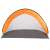 Springos pop up beach tent with UV protection, orange, interior view