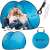 Springos pop up beach tent set with family, carry bag and accessories