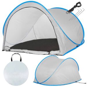 Springos plaža šator 200x120cm #sivo-plava 126848448 - Igračka na napuhavanje i igračka za plažu