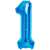 Blue number one balloon for a 1st birthday party