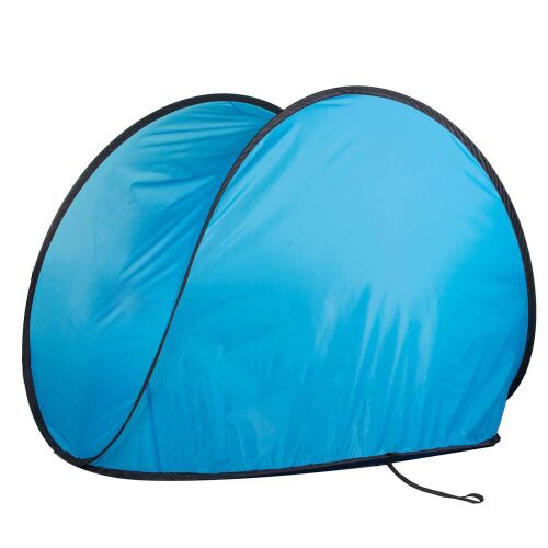 Springos blue pop up beach tent with UV protection