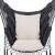 Springos hanging chair with cushion, gray and cream