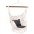 Springos Brazil hanging chair with gray cushion isolated