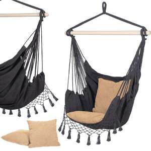 Hamac Springos HM012 130x100 cm Gri inchis