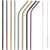 Springos Metal Straws 10 pcs #black-gold 51948901