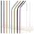 Springos Metal Straws 10 pcs #black-gold 51948901