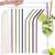 Springos Metal Straws 10 pcs #black-gold 51948901
