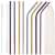 Springos Metal Straws 10 pcs #black-gold 51948901