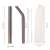 Springos stainless steel drinking straws set with dimensions