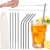 Springos Metal Straws 10pcs #silver 51949168