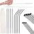 Springos Metal Straws 10pcs #silver 51949168