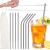 Springos Metal Straws 10pcs #silver 51949168
