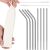Springos Metal Straws 10pcs #silver 51949168