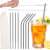 Springos Metal Straws 10pcs #silver 51949168