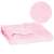 Springos pink blanket with chevron pattern, 200x220cm