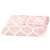 Springos pink Moroccan trellis pattern blanket, 200x220cm