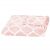 Folded Springos Pink Moroccan Trellis Plush Blanket