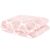 Folded Springos Pink Moroccan Trellis Plush Blanket