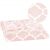 Springos Pink Moroccan Trellis Plush Blanket with Detail