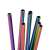 Close-up of Springos rainbow stainless steel drinking straws