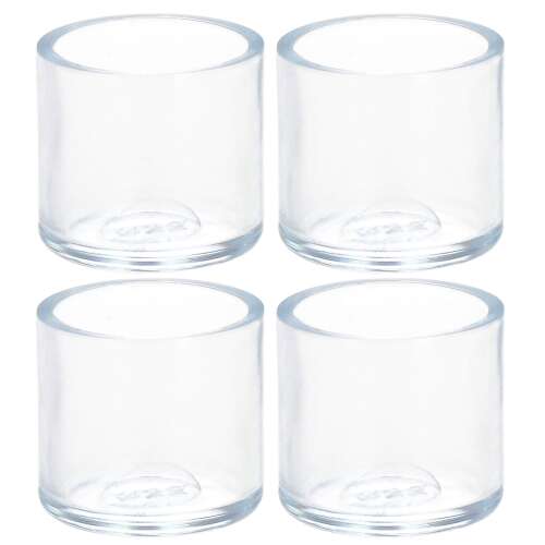 Set of 4 clear plastic furniture leg protectors, Springos brand