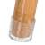 Clear plastic furniture leg protector on wooden leg, Springos brand