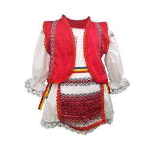 Hagyományos viselet Maria Muntenia terület lányoknak 146 cm 11 éveseknek 51958302 