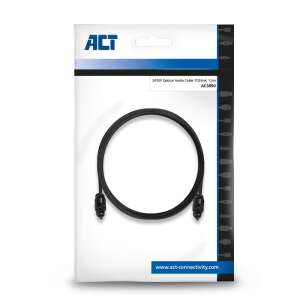 ACT AC3690 audio kábel 1,2 M TOSLINK Fekete 58301971 