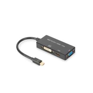 DIGITUS DisplayPortkonverterkabel mDP->HDMI+DVI+VGA 0.2m 57927914 - DisplayPort-Konverter