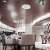 V-TAC 217606 LED ceiling light with starry effect, white, installed in a restaurant